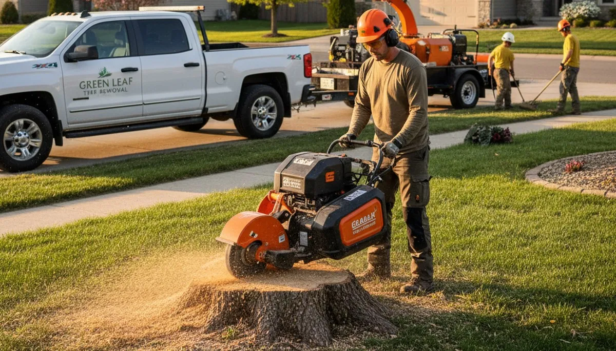 Professional stump removal service in Indianapolis, IN by Chop Chop Tree experts