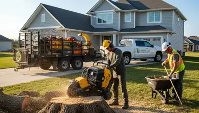 Professional stump removal service in Indianapolis, IN by Chop Chop Tree experts