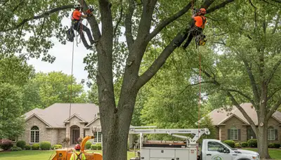 Professional tree removal service in Indianapolis IN by certified arborists